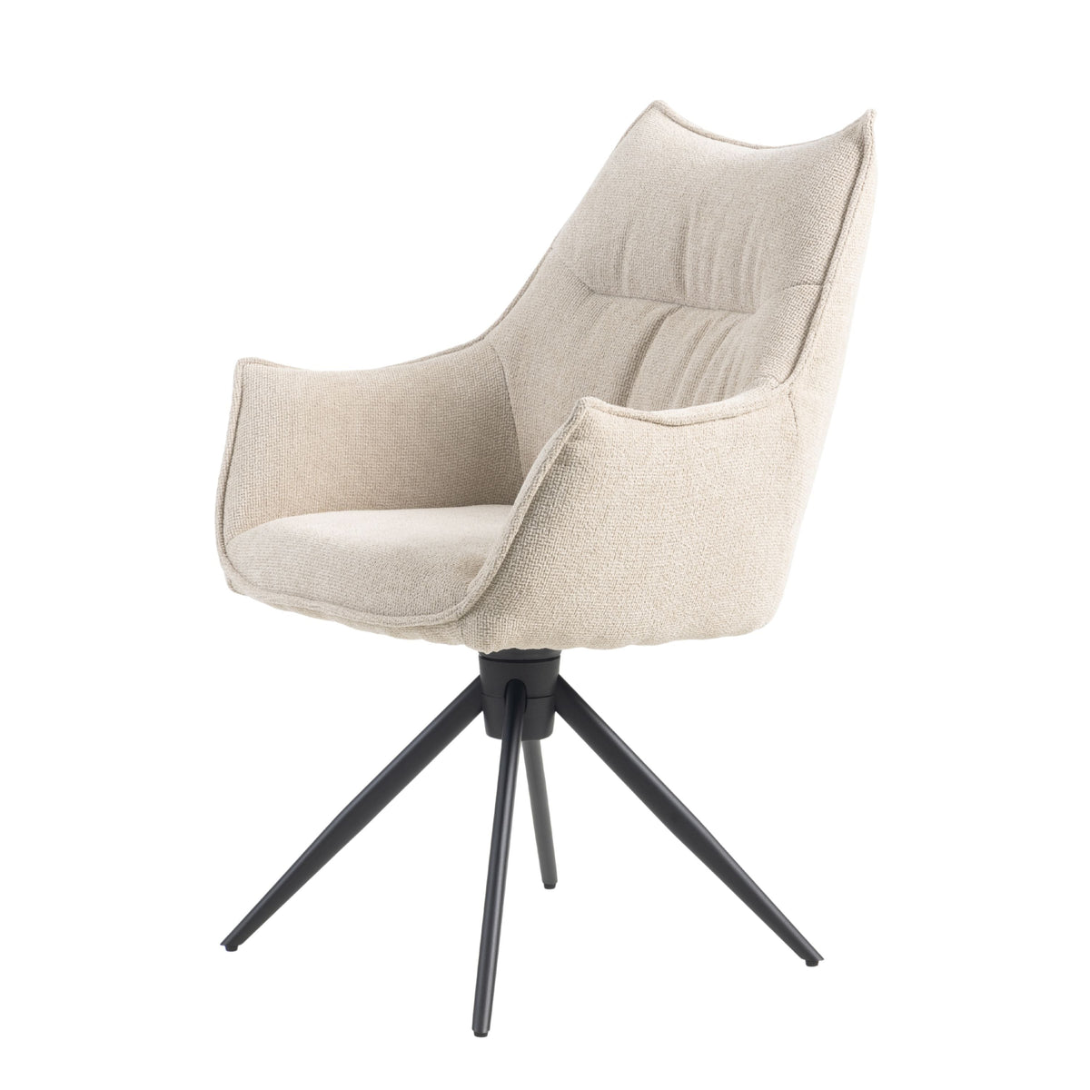 Floris drejestol beige