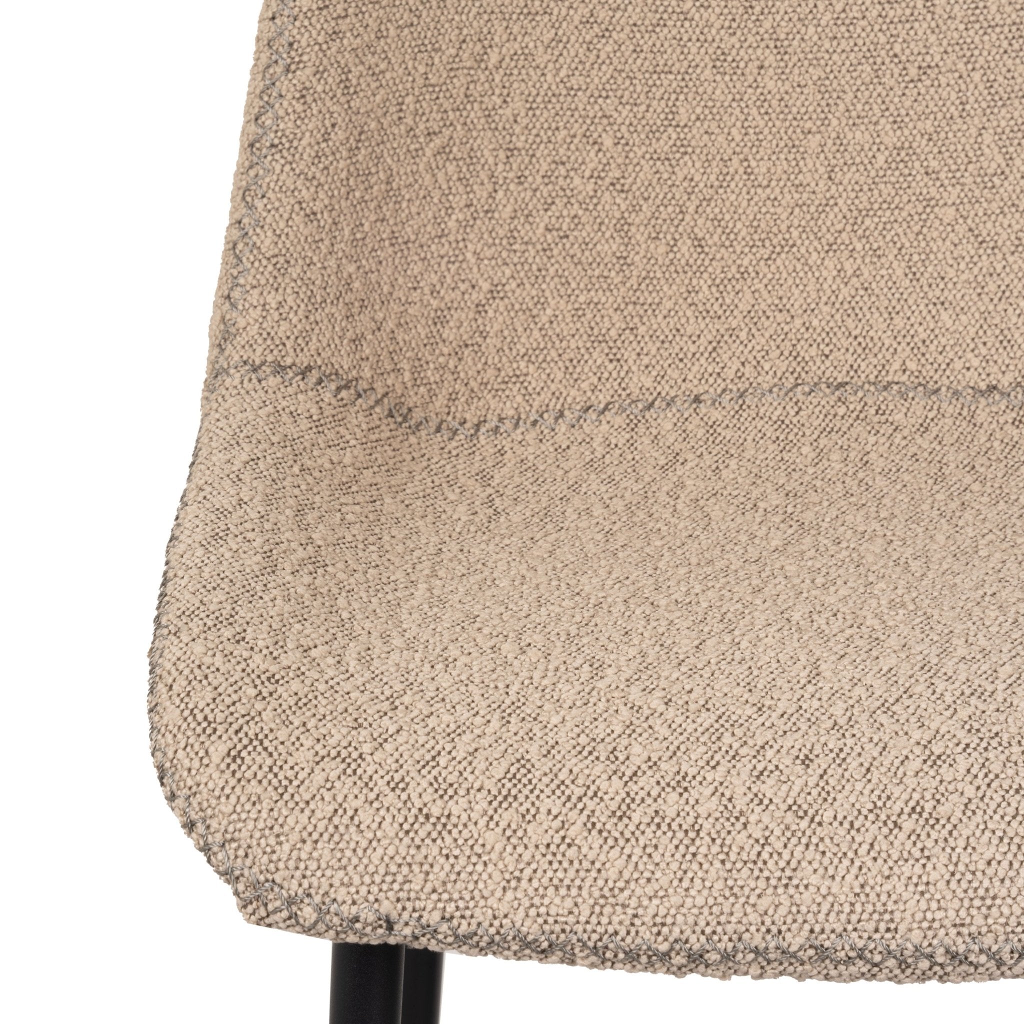Cezar Barstol - Beige Bouclé - Usuals