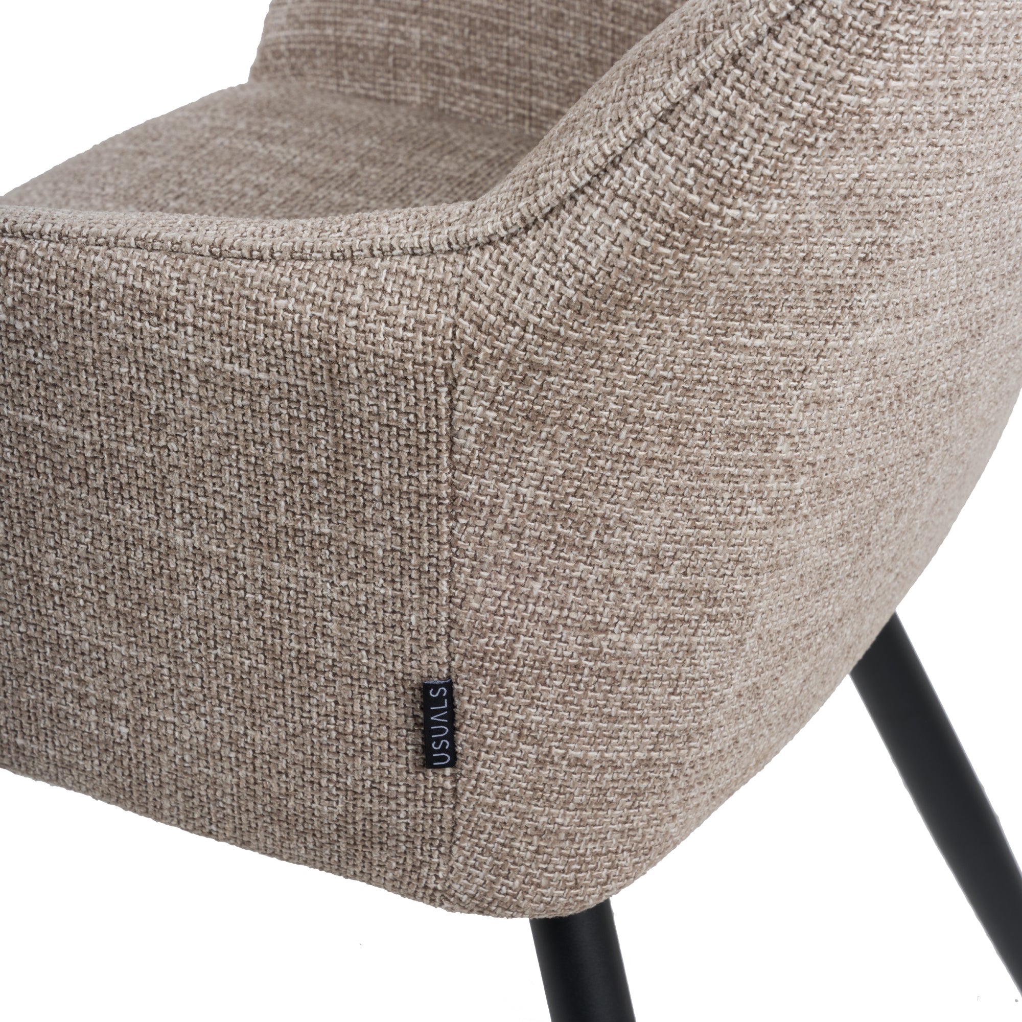 Daisy Spisebordsstol - Beige Vævet - Usuals