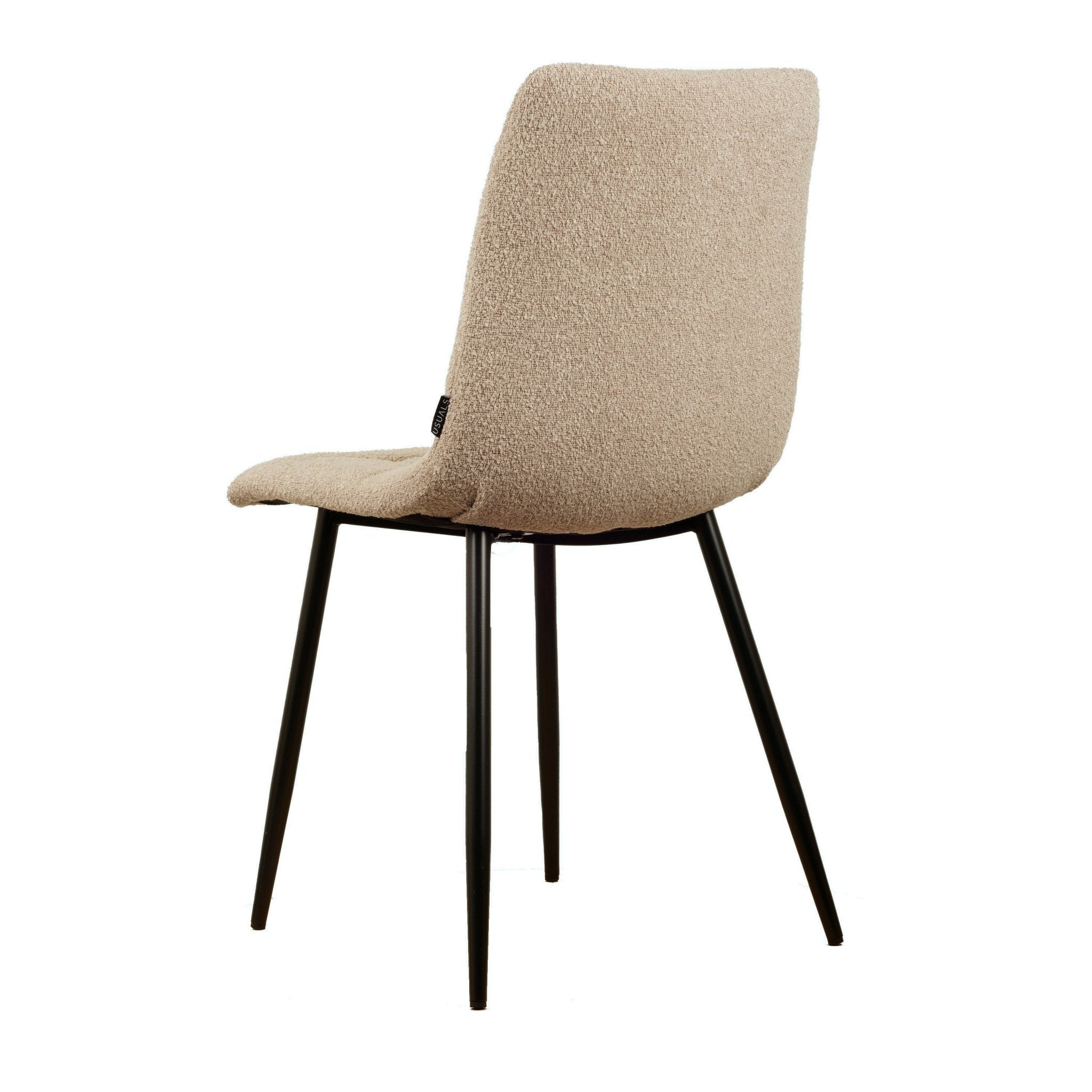 Elise Spisebordsstol - Beige - Boucle - Usuals