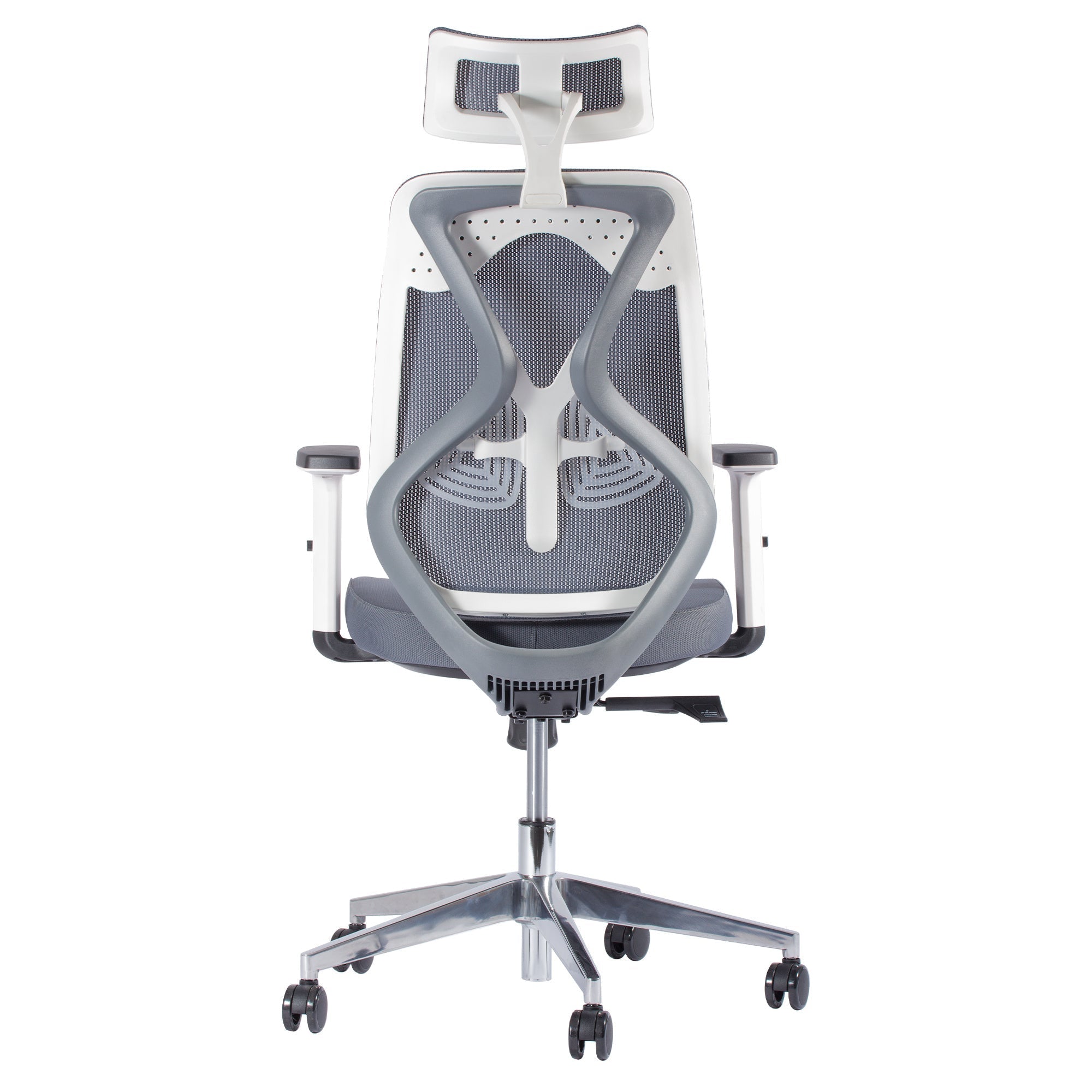 Ergonomisk Kontorstol ERGO 1 - Grå/Hvid - Usuals