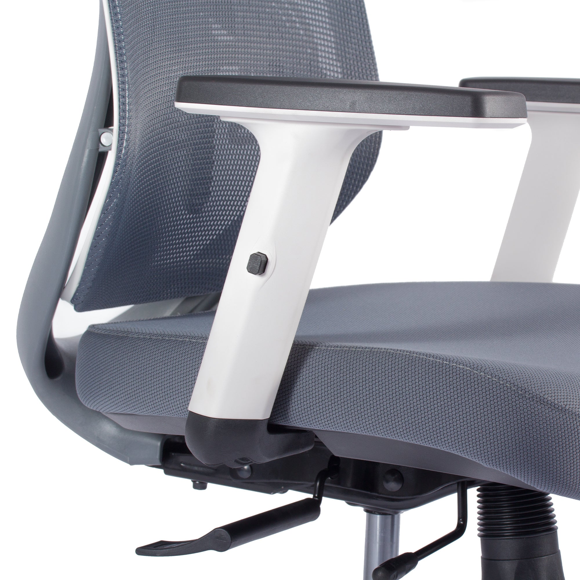 Ergonomisk Kontorstol ERGO 1 - Grå/Hvid - Usuals