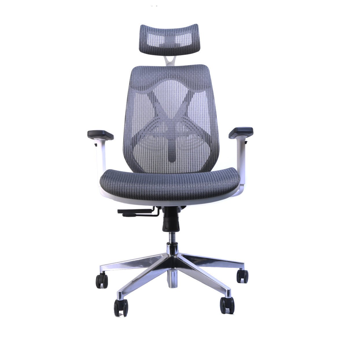 Ergonomisk Kontorstol ERGO-2 - Grå/Hvid - Usuals