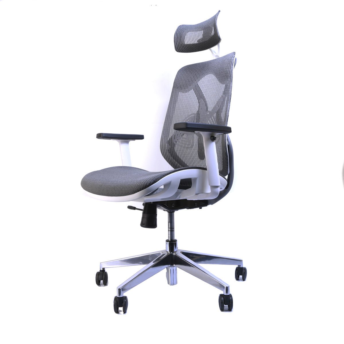 Ergonomisk Kontorstol ERGO-2 - Grå/Hvid - Usuals