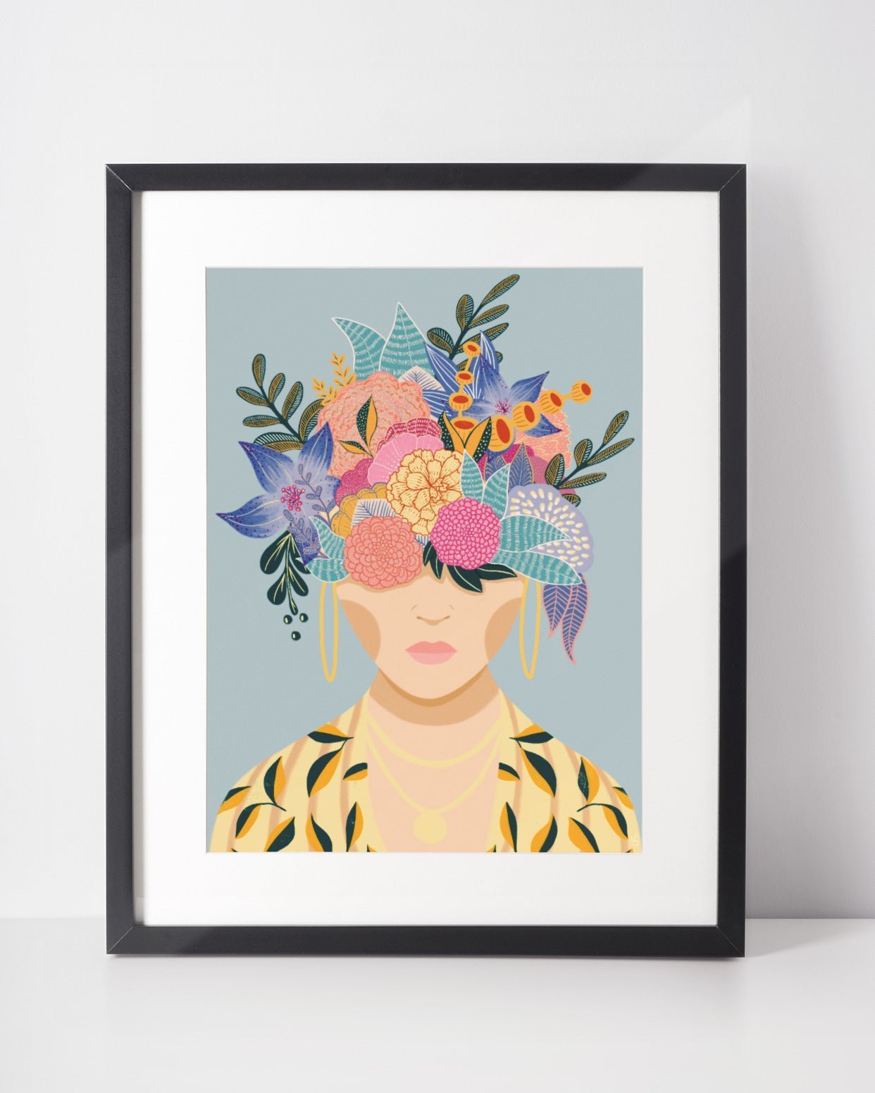 Flower girl, blue - Sofia Jnson - Usuals