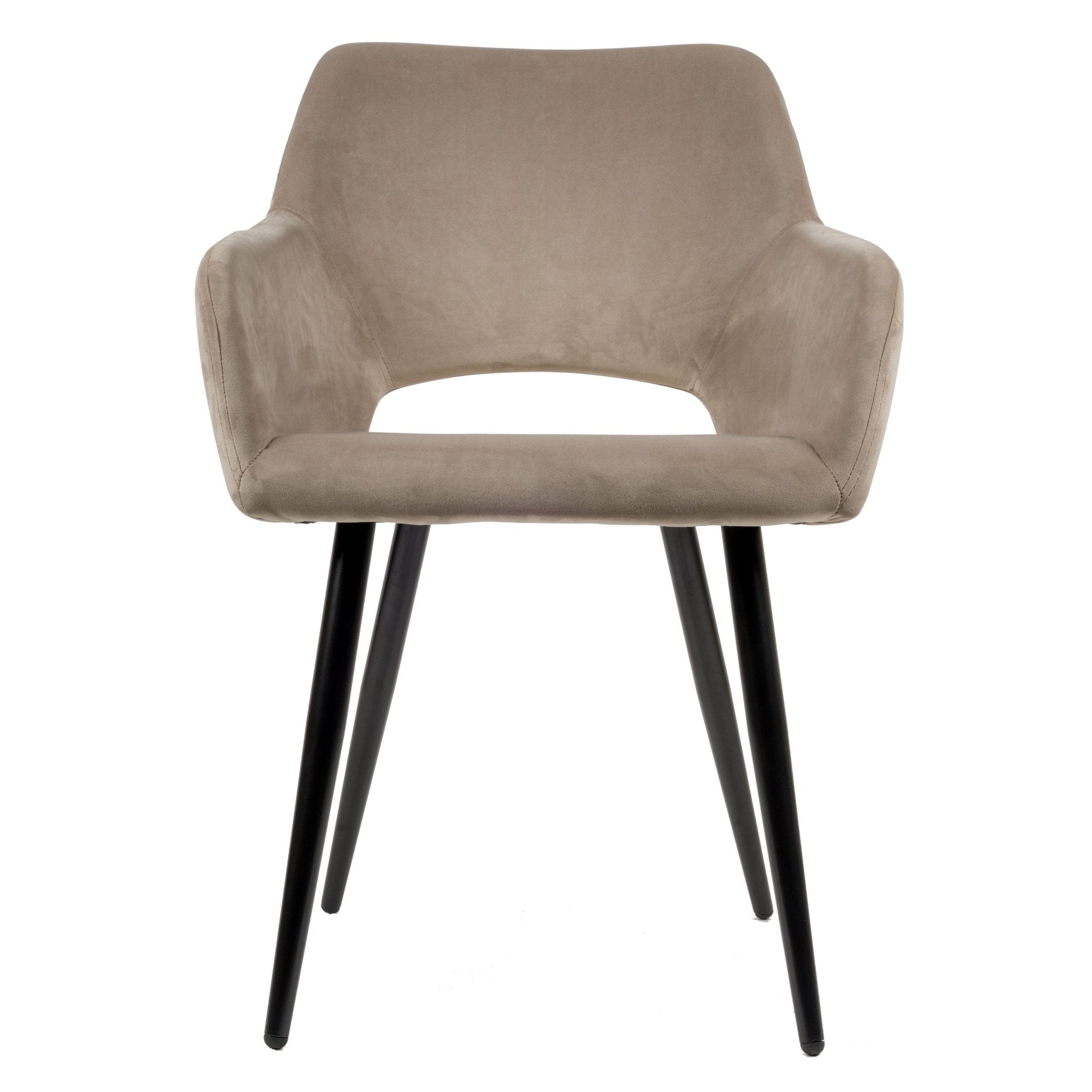 Jesper Spisebordsstol - Beige | Velour - Usuals