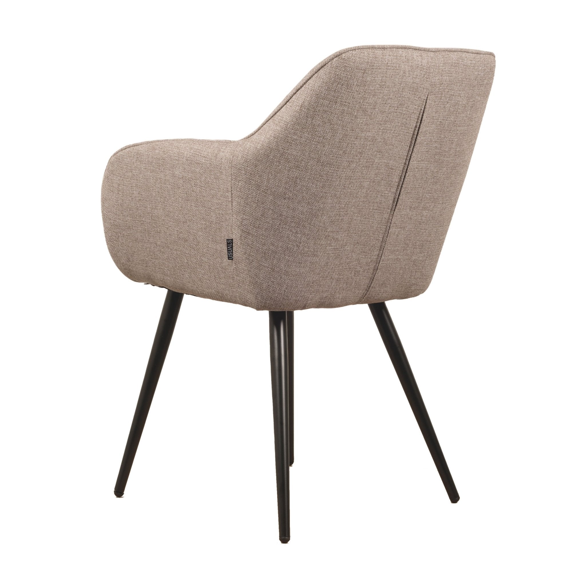 Julia Spisebordsstol - Beige | Stof - Usuals