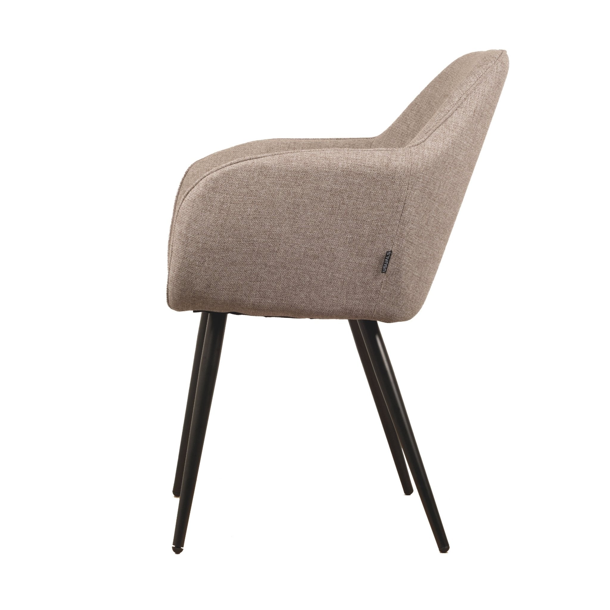 Julia Spisebordsstol - Beige | Stof - Usuals