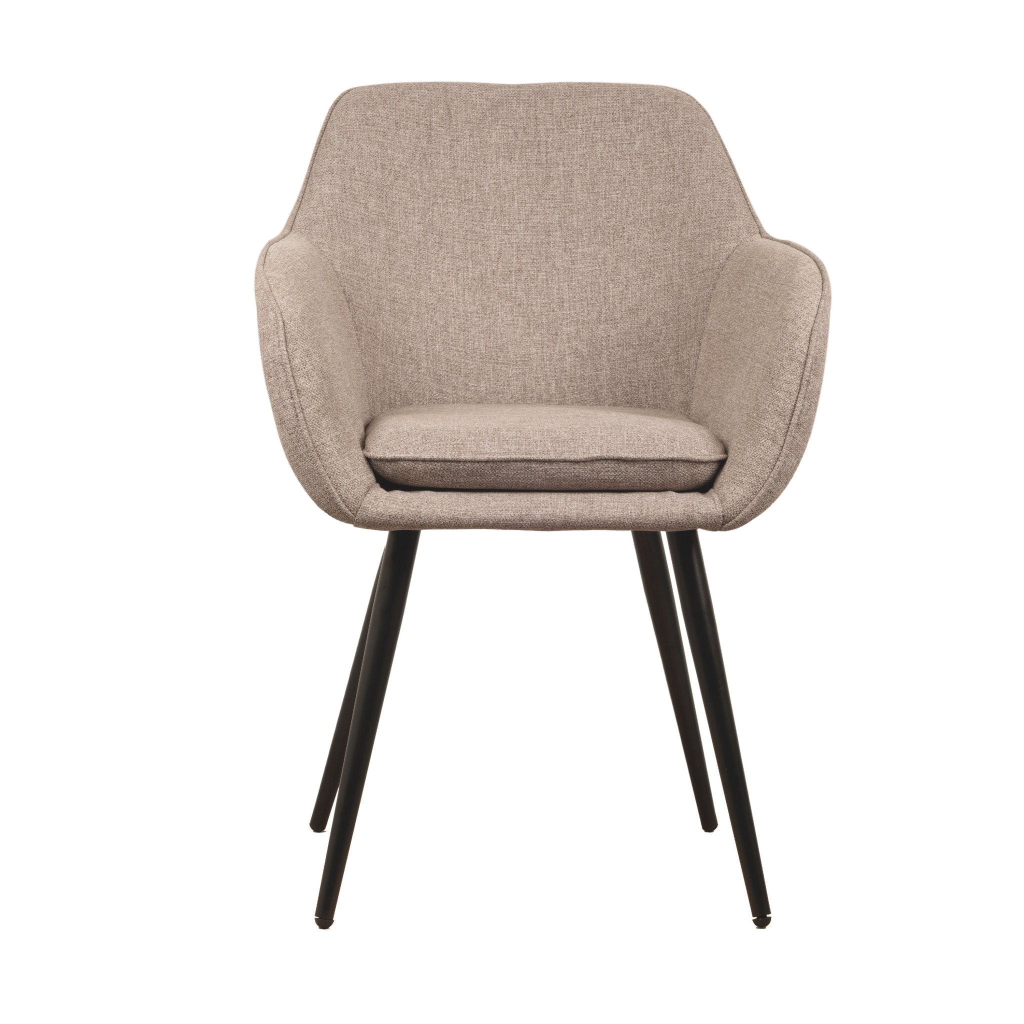 Julia Spisebordsstol - Beige | Stof - Usuals