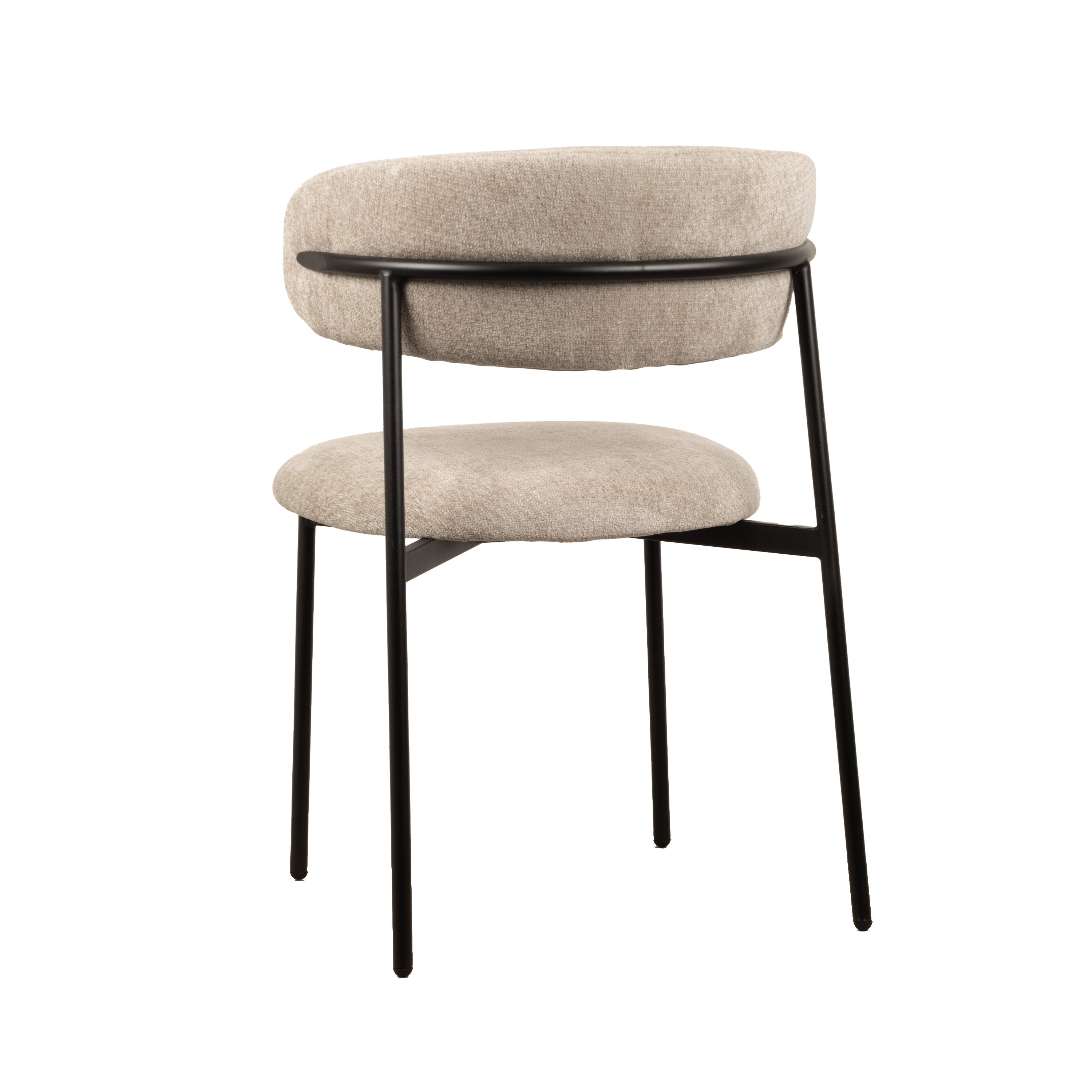 Kiara Spisebordsstol - Beige Chenille