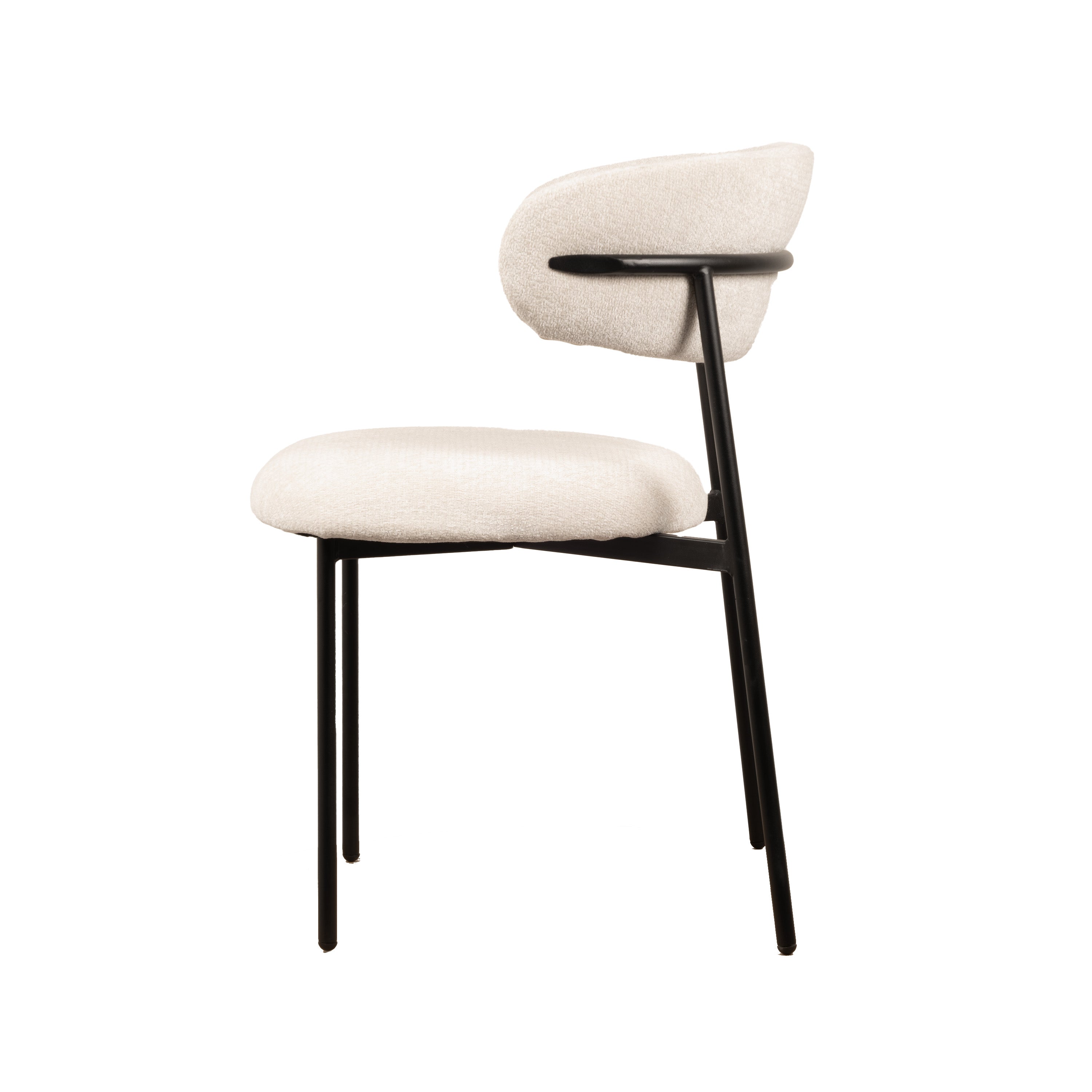 Kiara Spisebordsstol - Ecru Chenille