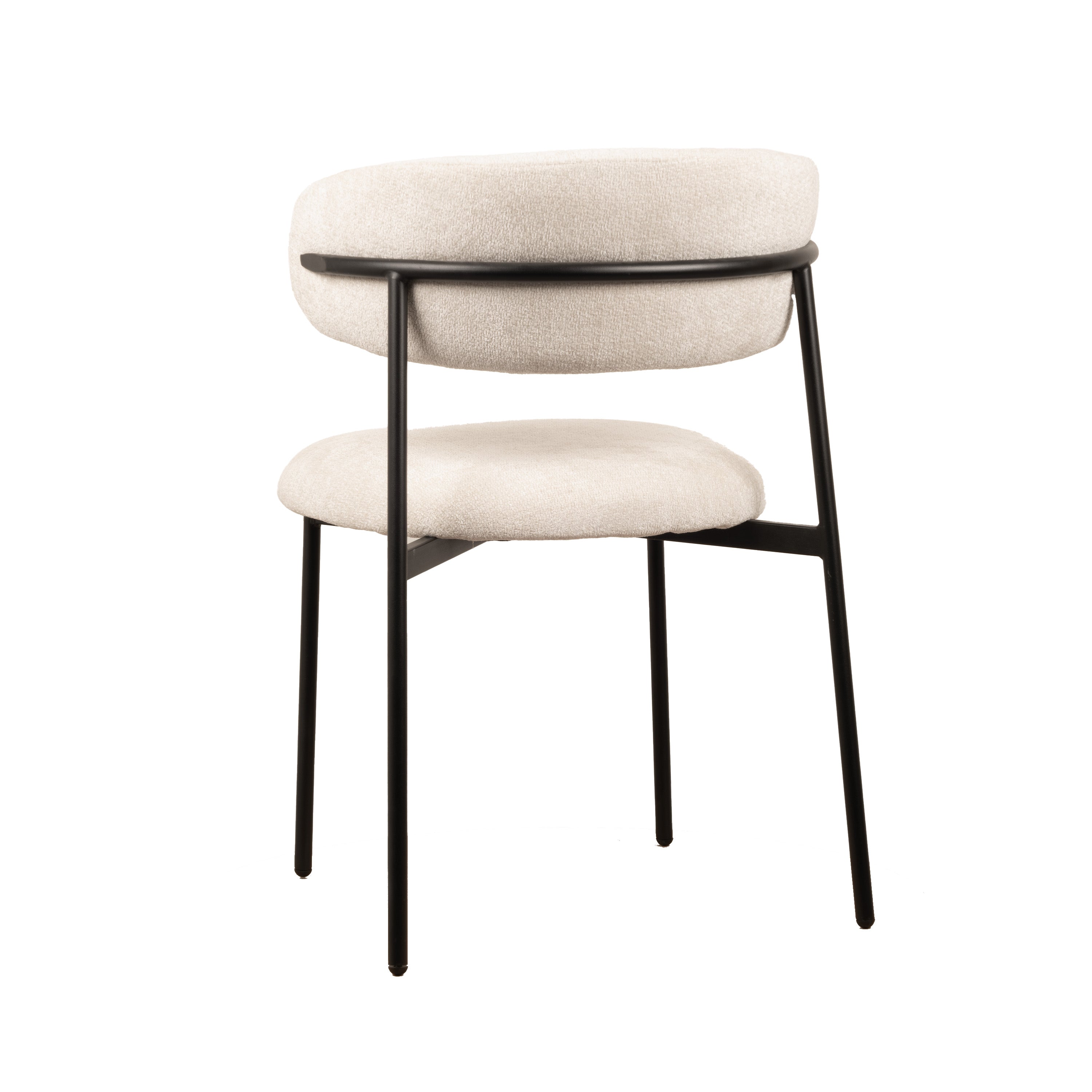 Kiara Spisebordsstol - Ecru Chenille