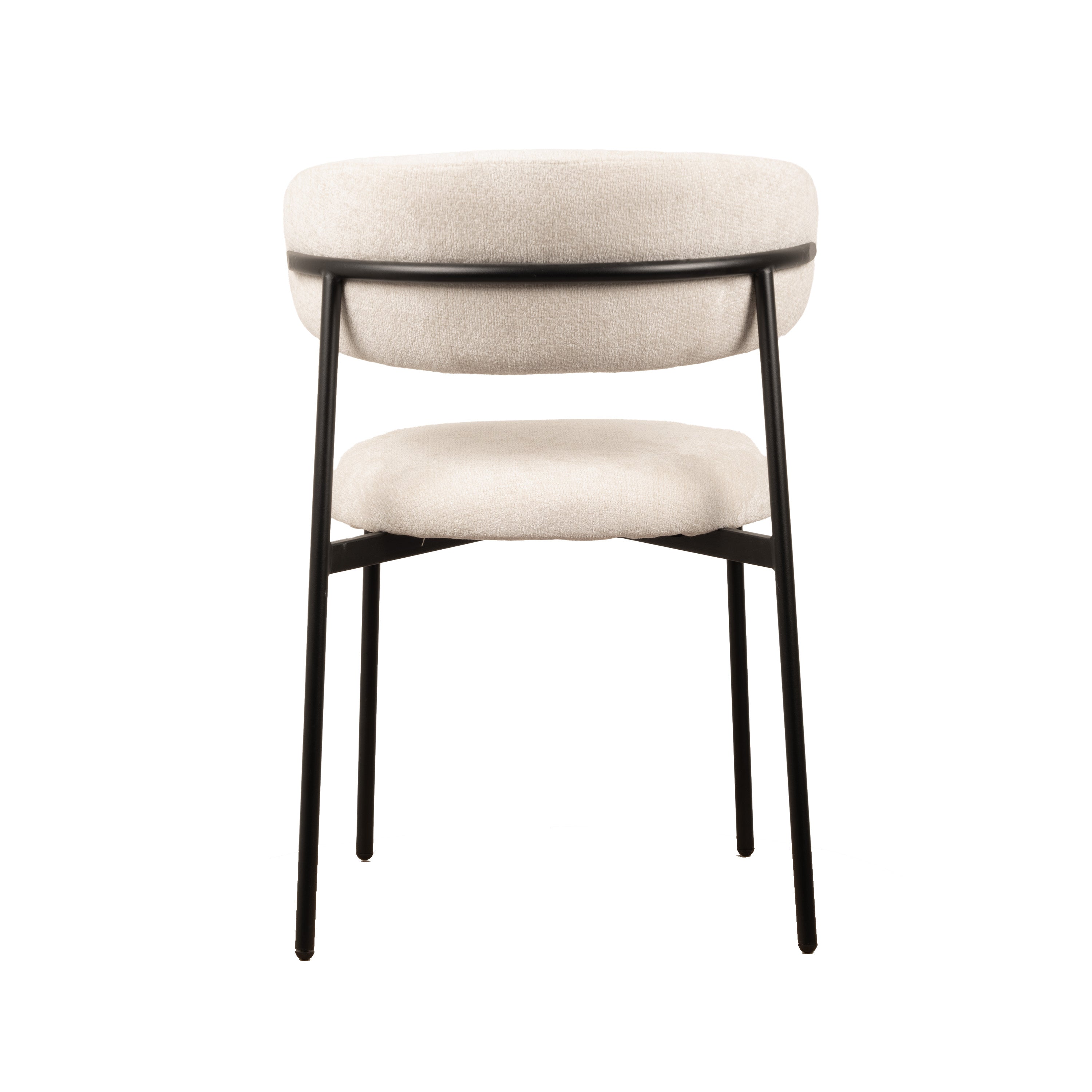 Kiara Spisebordsstol - Ecru Chenille