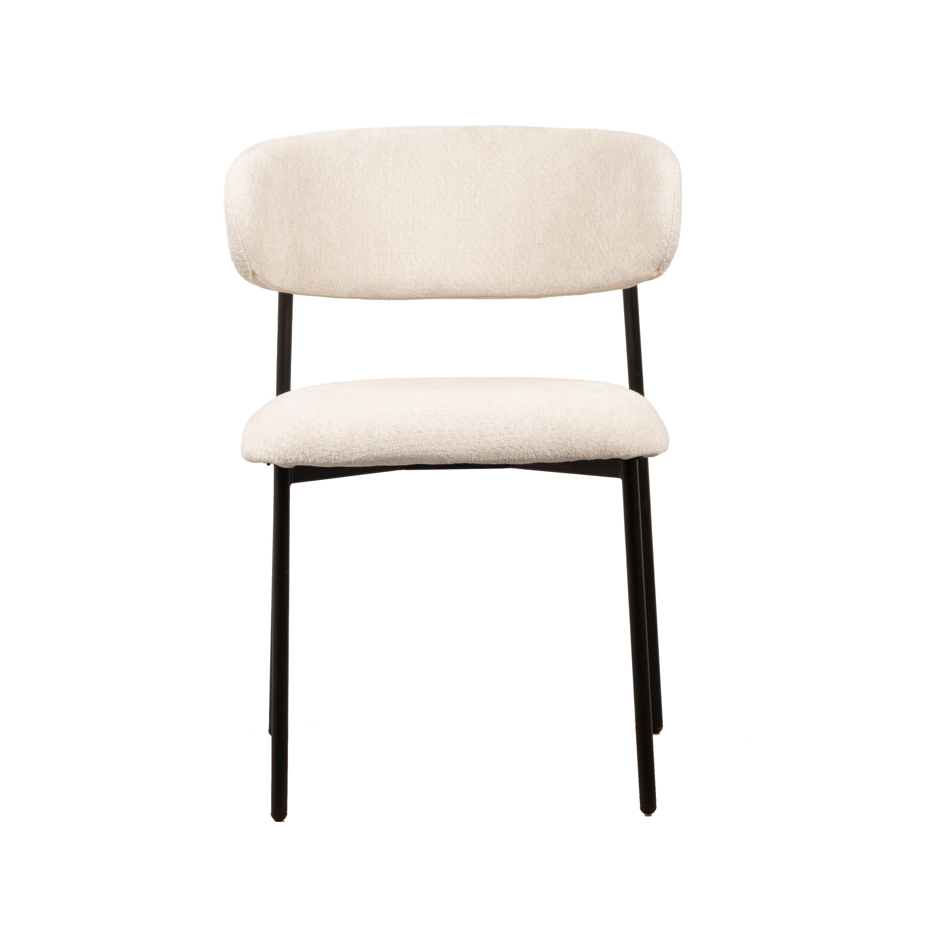 Kiara Spisebordsstol - Ecru Chenille