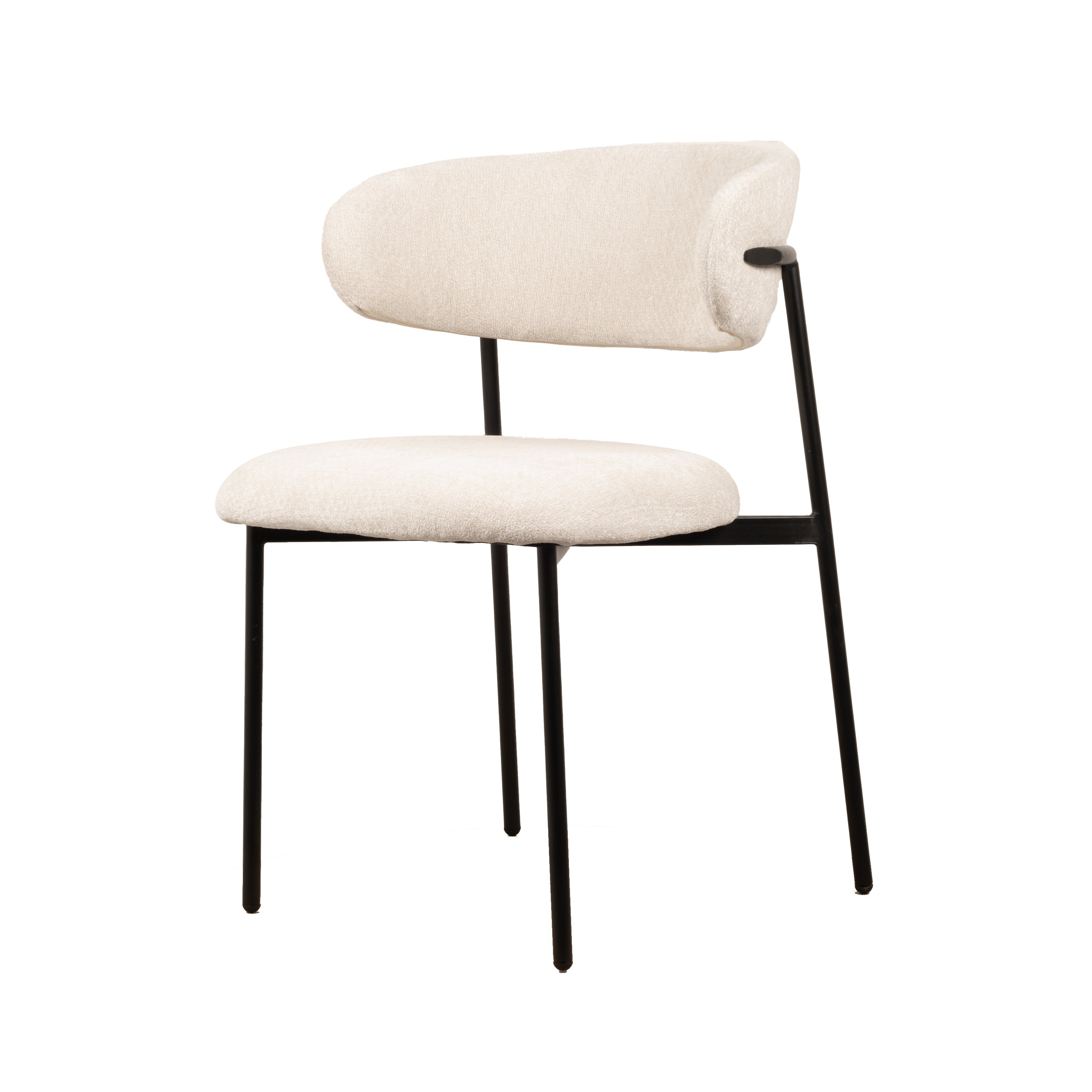 Kiara Spisebordsstol - Ecru Chenille