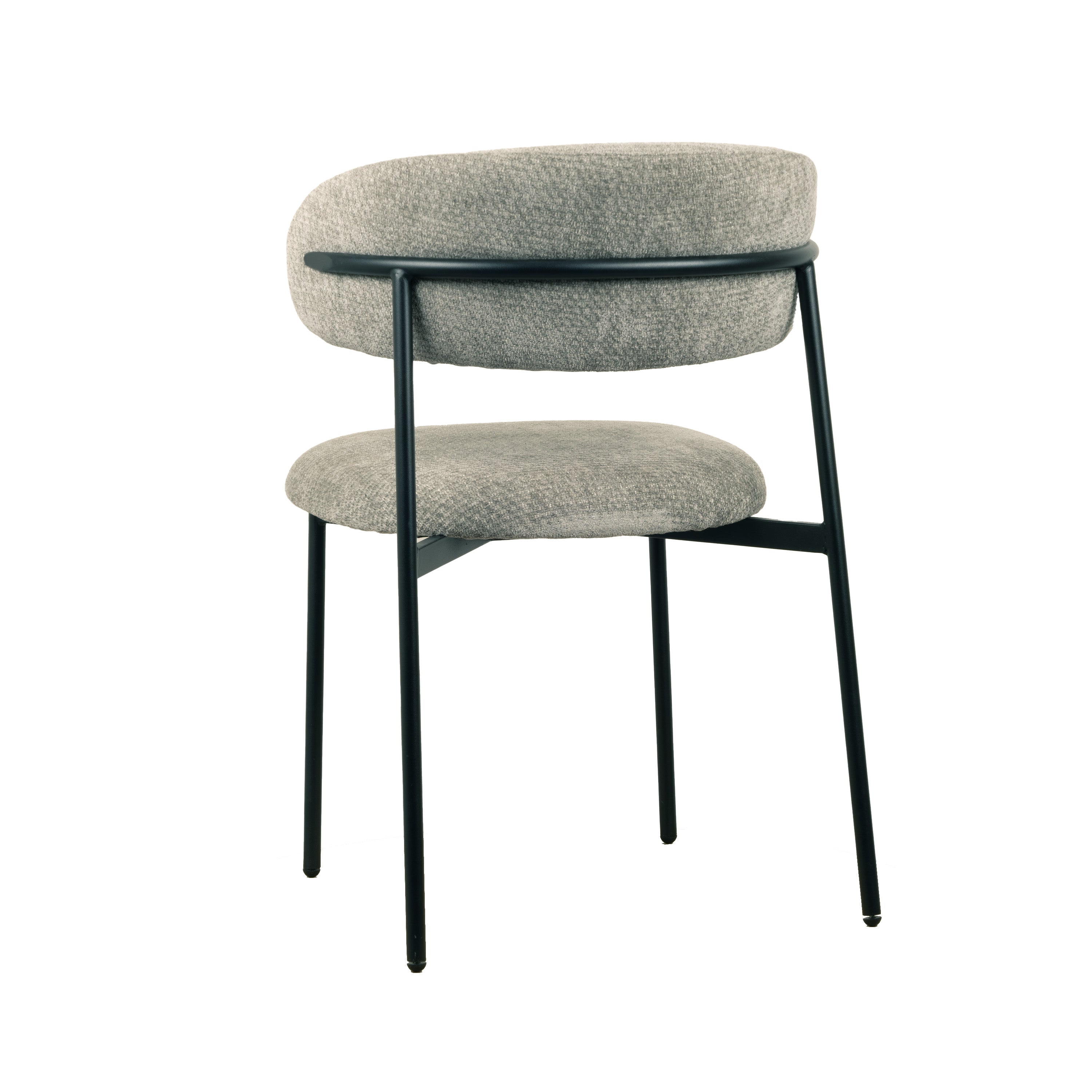 Kiara Spisebordsstol - Grå Chenille