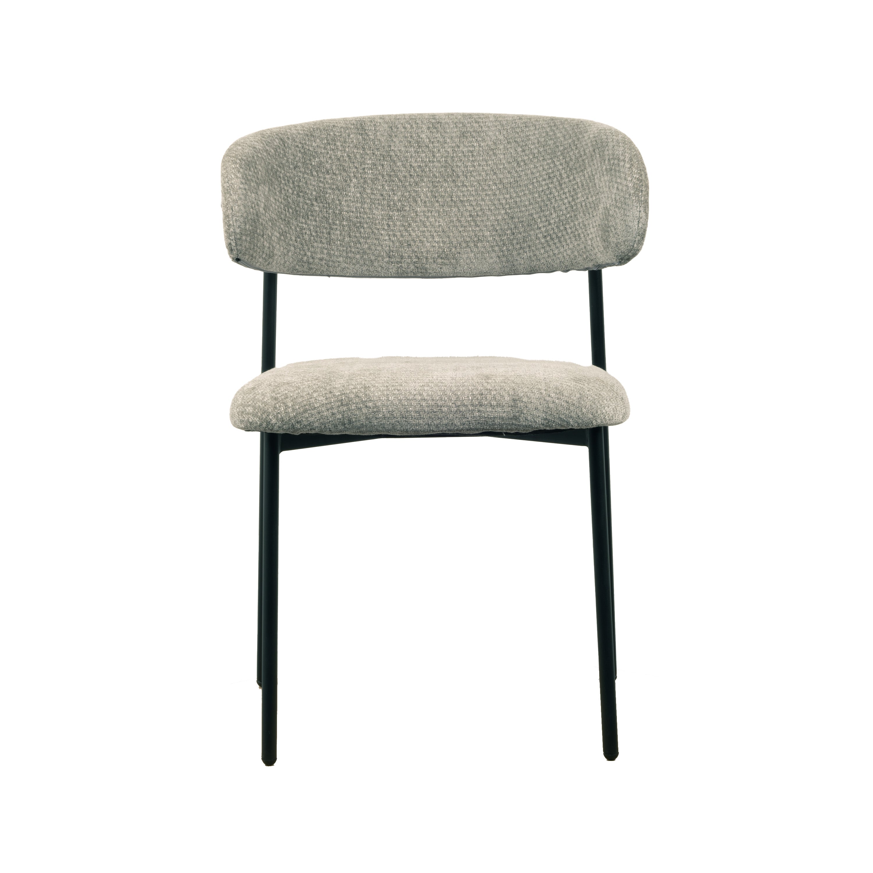 Kiara Spisebordsstol - Grå Chenille