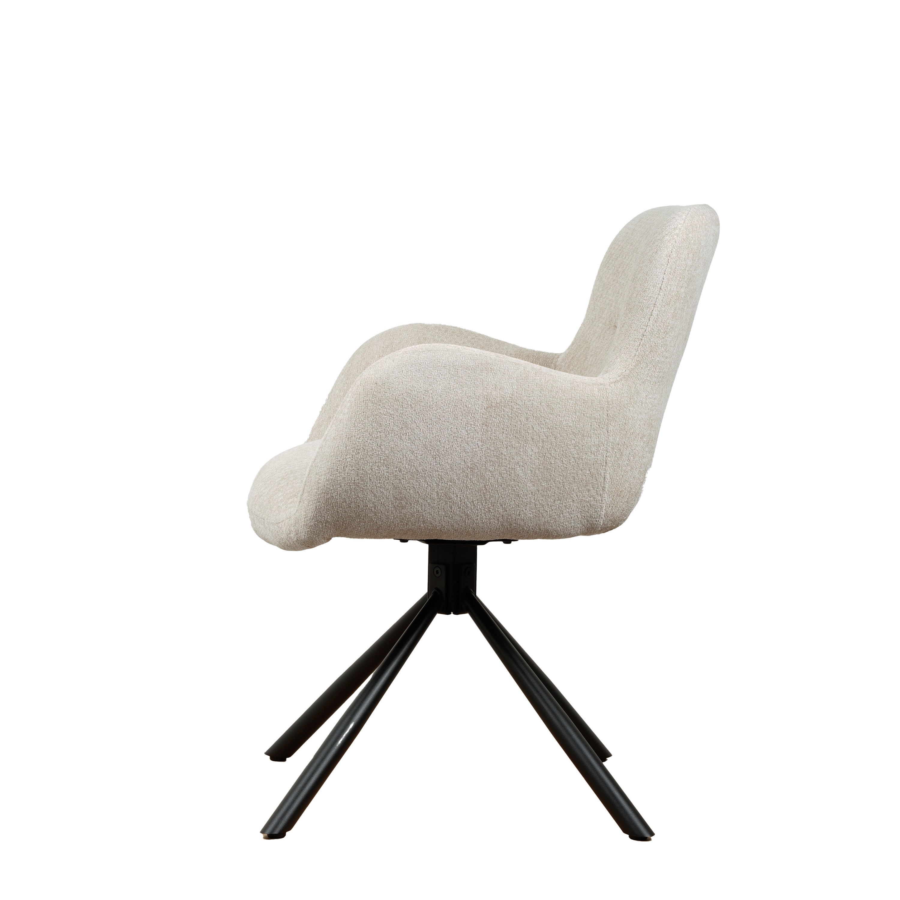 Leta Drejestol - Ecru Chenille