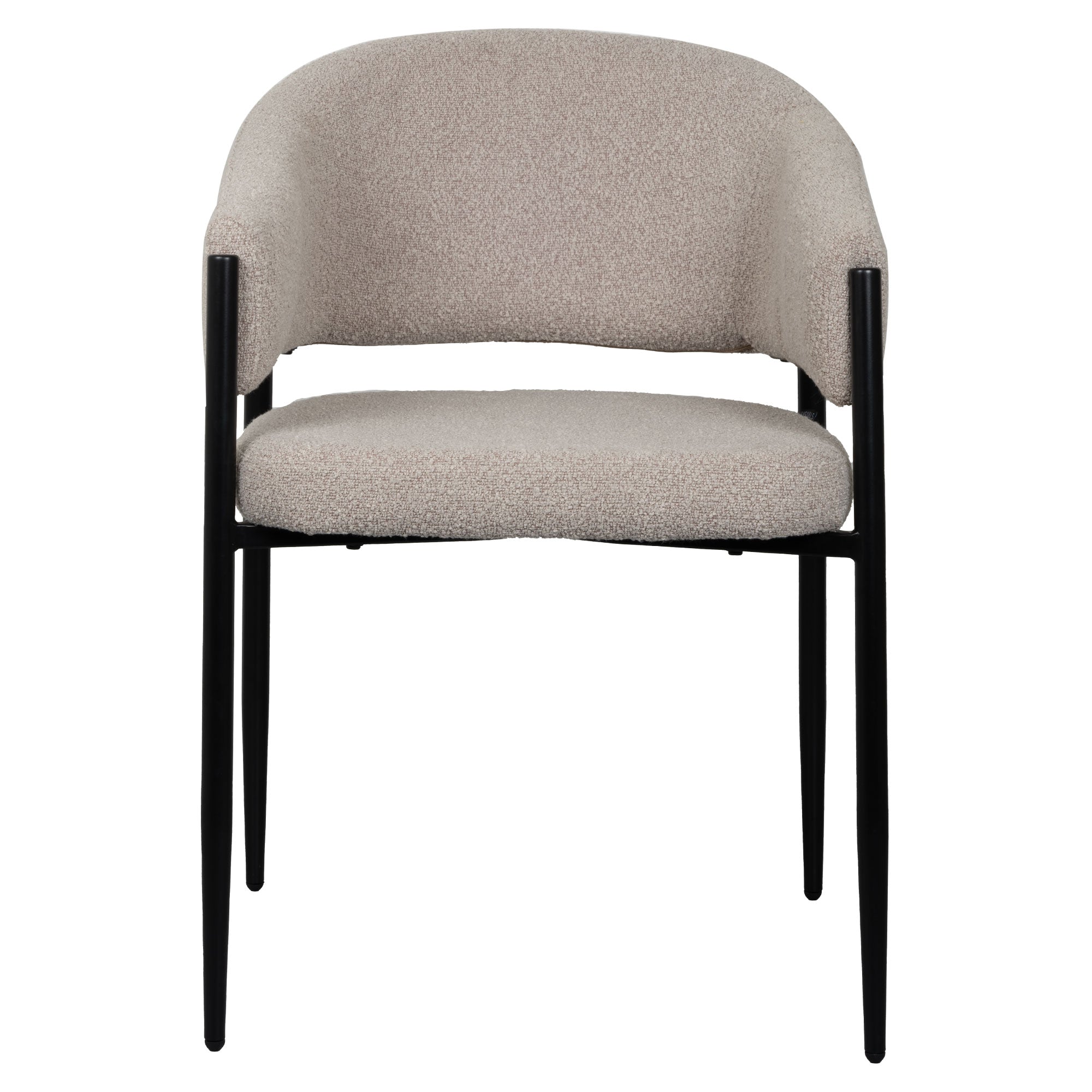 Luna Spisebordsstol - Beige | Bouclé - Usuals