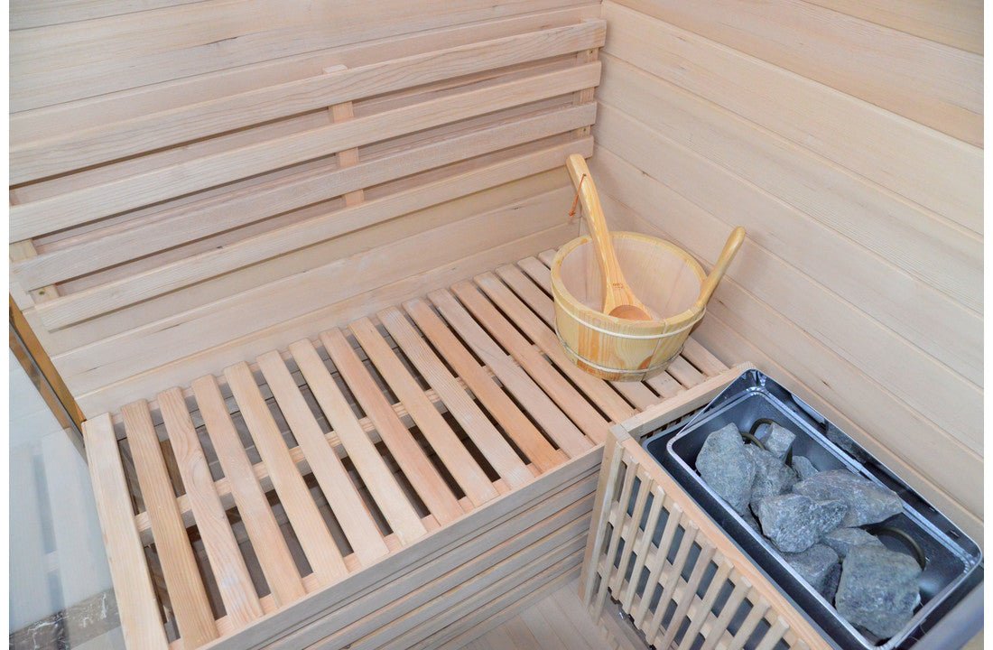 Sauna + Brusebad kombination - 2 personer | Højre - Usuals