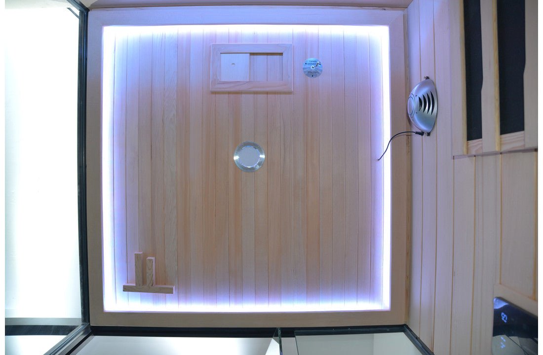 Sauna + Brusebad kombination - 2 personer | Venstre - Usuals