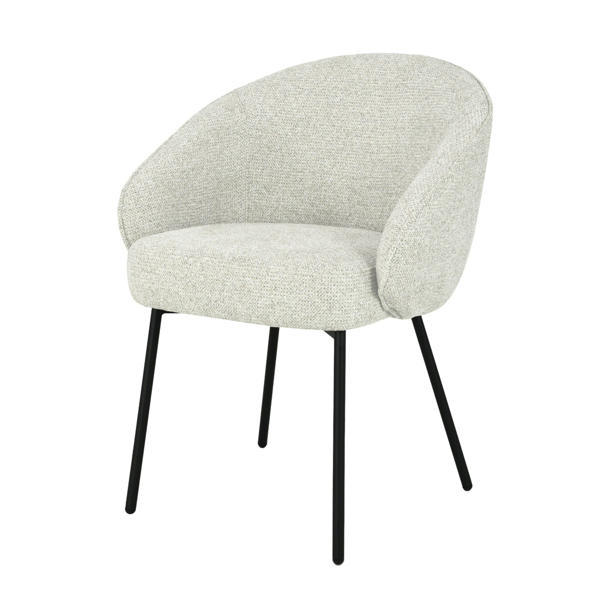 Cleo spisebordsstol beige sorte ben
