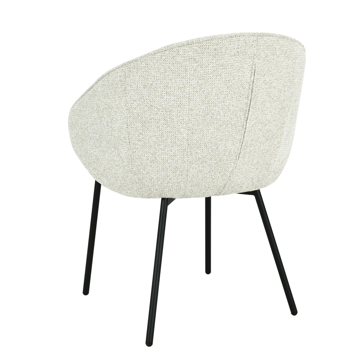 Cleo spisebordsstol beige sorte ben