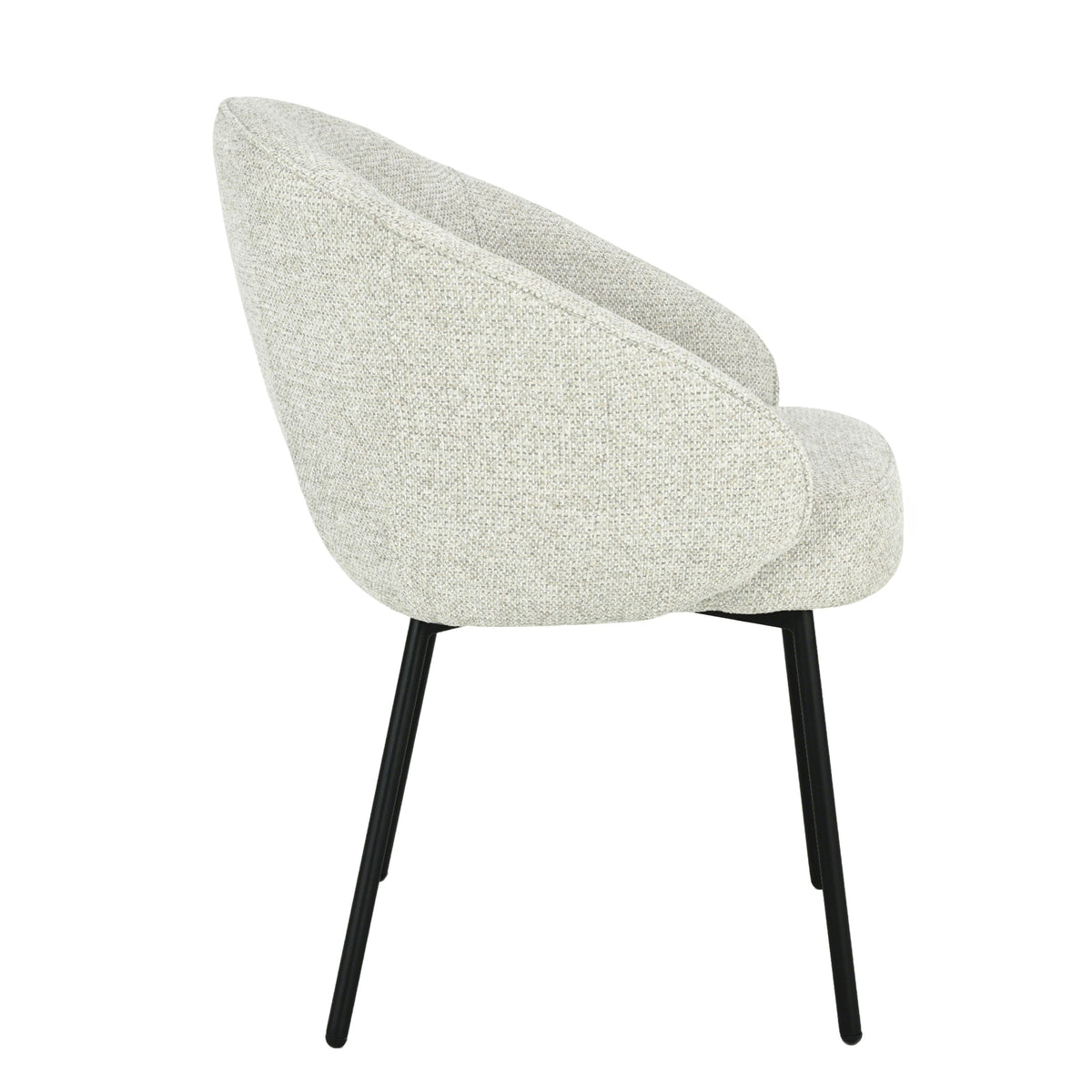 Cleo spisebordsstol beige sorte ben