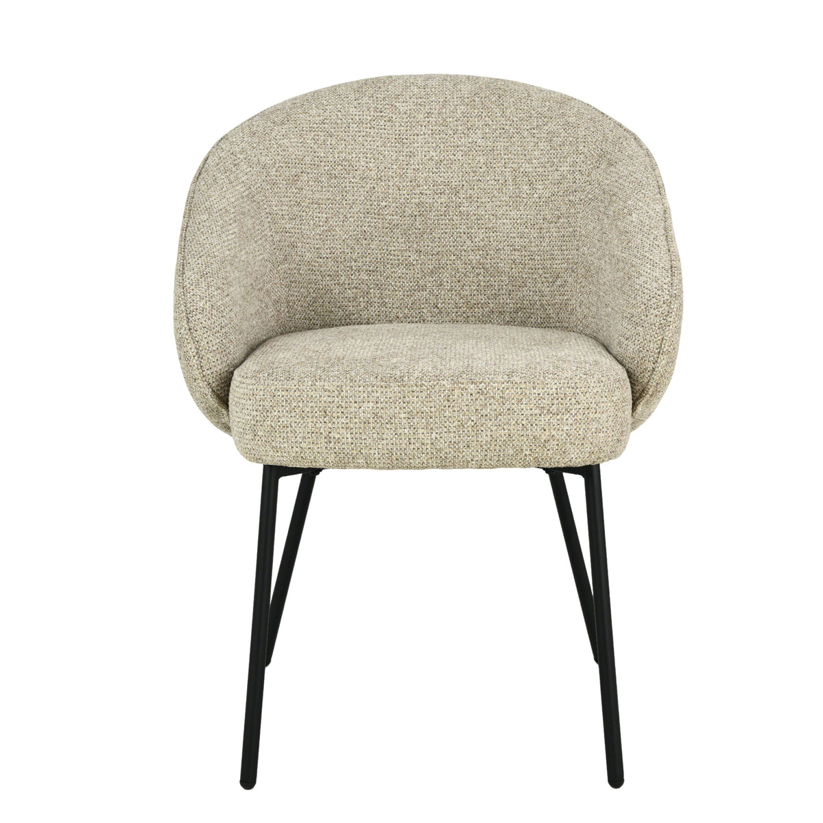 Cleo spisebordsstol taupe sorte ben