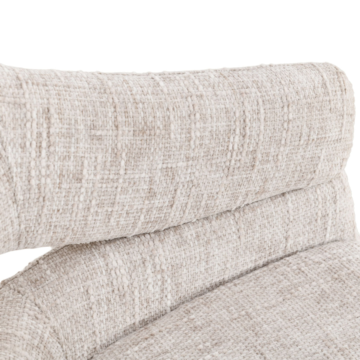 Clover drejestol i beige chenille