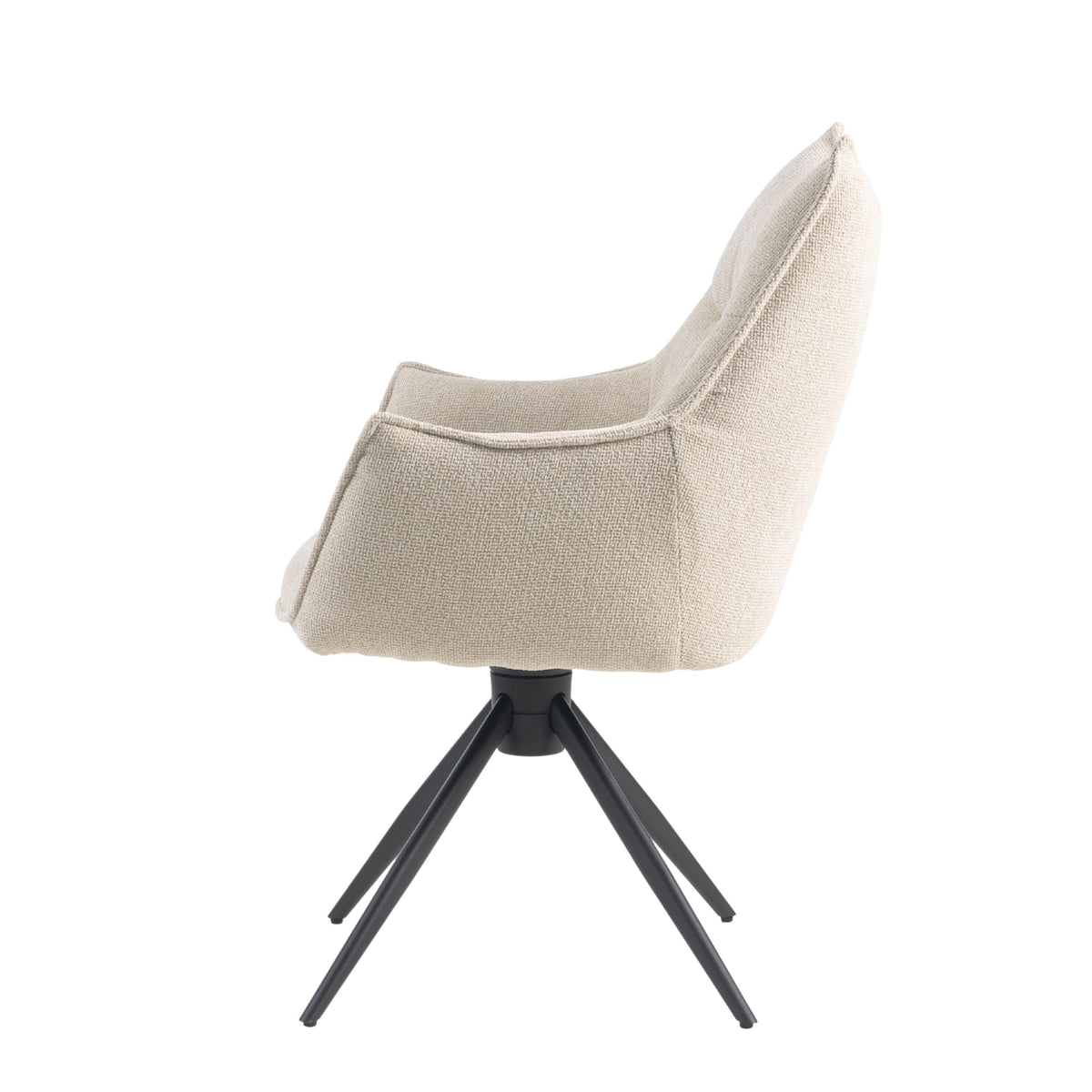 Floris drejestol beige