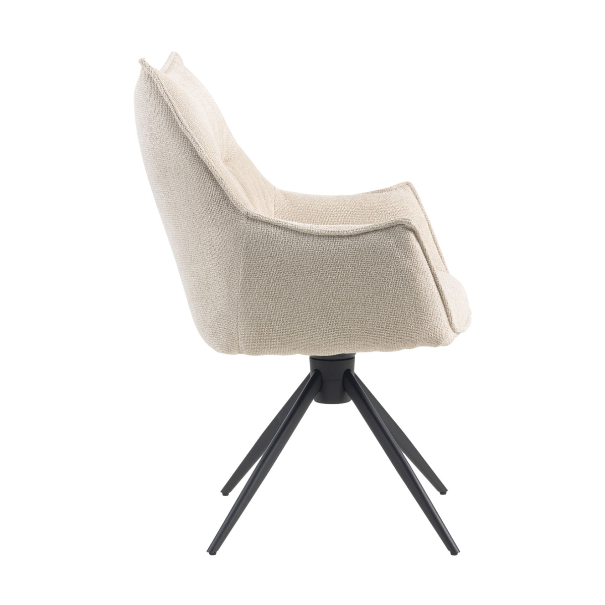 Floris drejestol beige