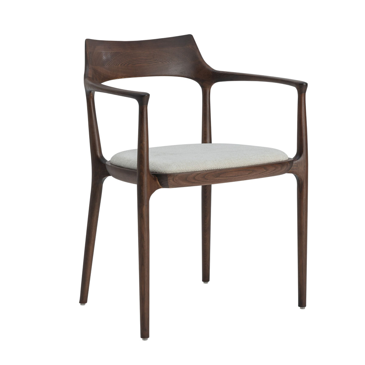 Levi spisebordsstol valnød beige