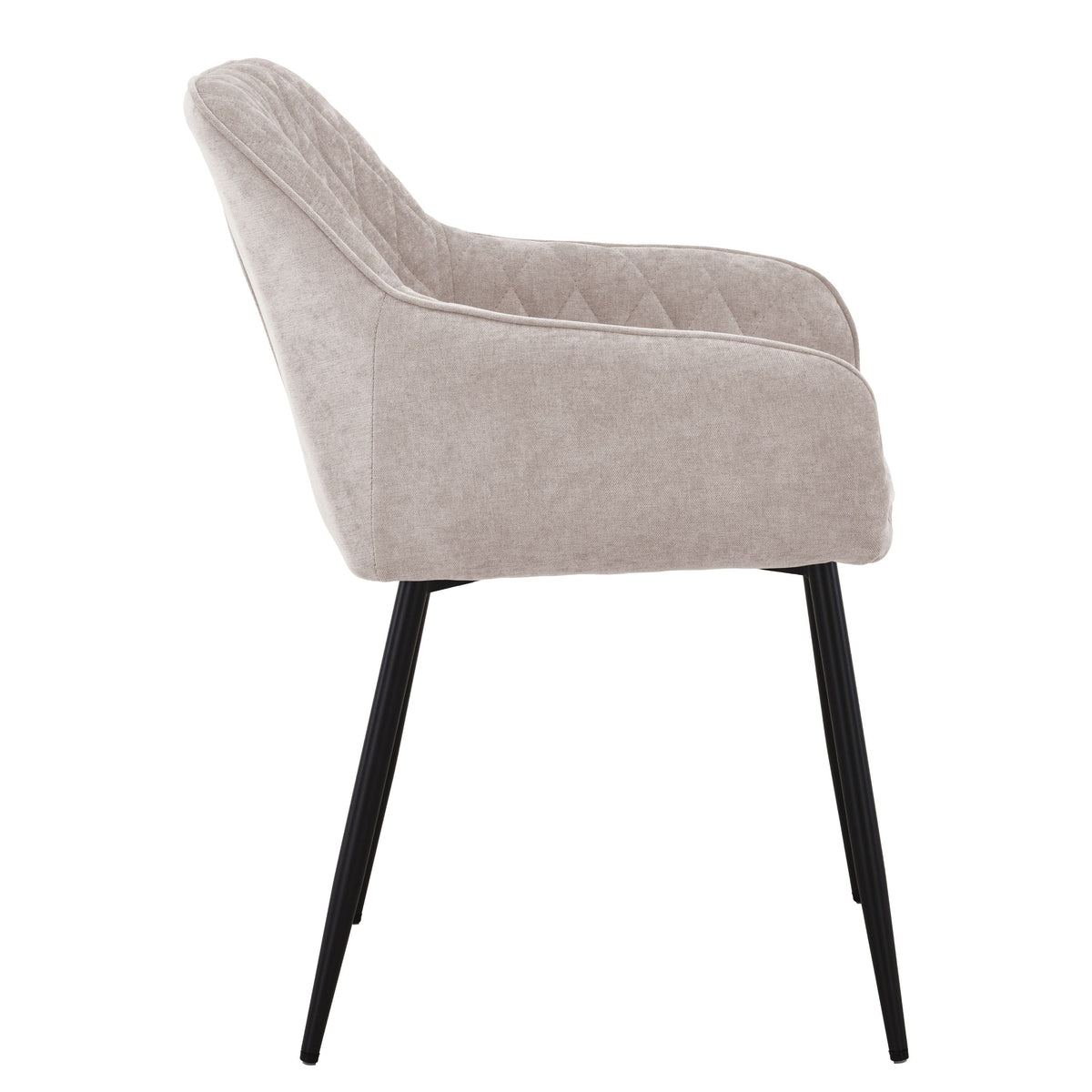 Mila Spisebordsstol - Beige Vævet