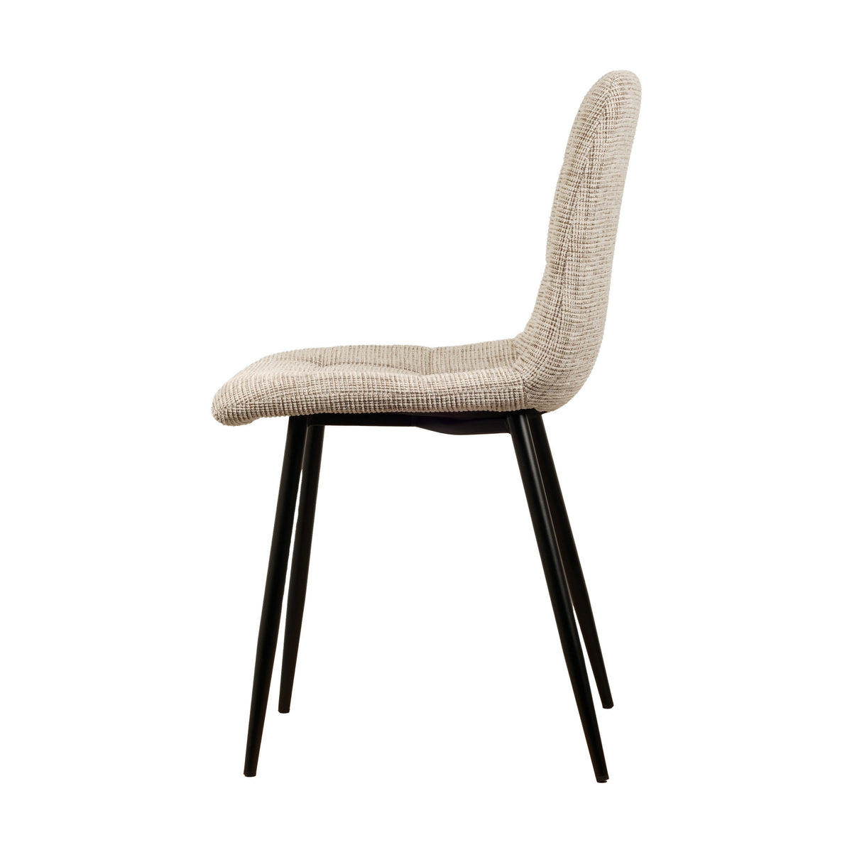 Elise Spisebordsstol - Beige - Chenille