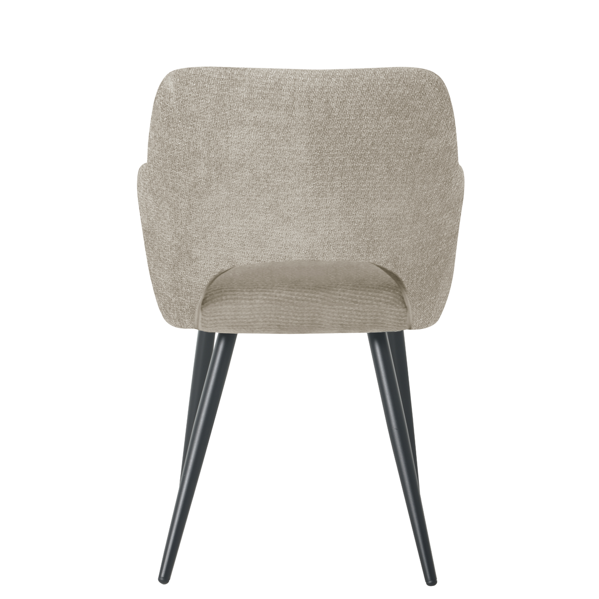 Jesper spisebordsstol i beige chenille