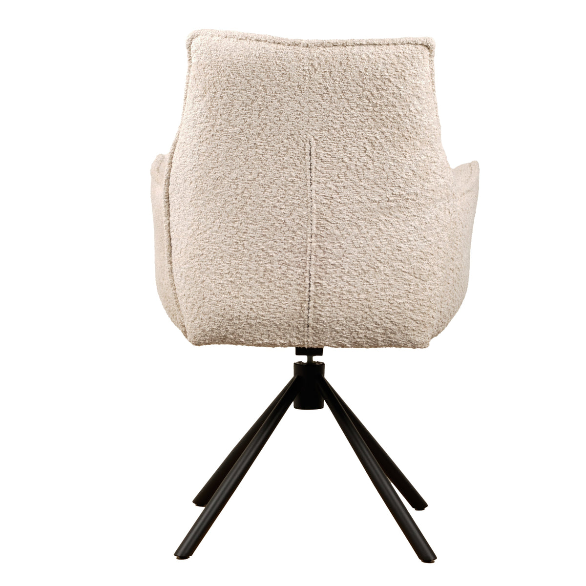 Nora drejestol beige chenille